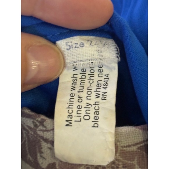 Vintage Royal Blue Dress Pleated Cape Overlay Tie Waist Occasion Party 18/20 - Picture 3 of 10